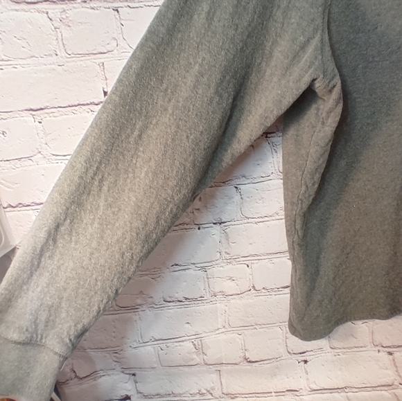 Madewell Men's Preppy Thermal Henley Button Up Longsleeve Green M - Picture 8 of 16